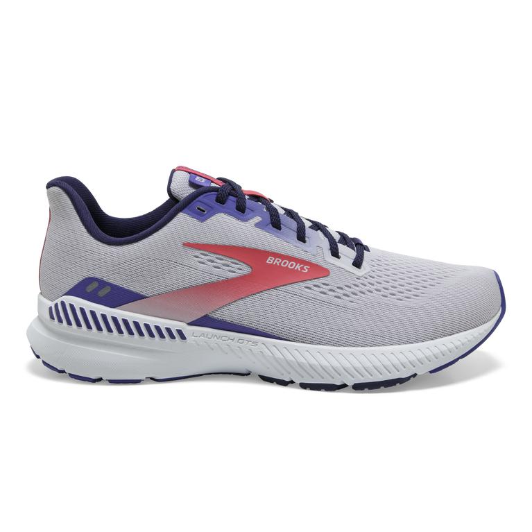 Brooks Launch GTS 8 Energy-Return Women's Road Running Shoes - Lavender Purple/Astral/Coral (18463-B